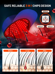 Adjustable brightness and timer controls for personalized sessions.