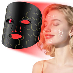 ROMISA red light mask front view for versatile home skin care.