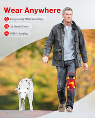 ROMISA Upgraded PRO red light knee brace extension strap wear ready for daily use.