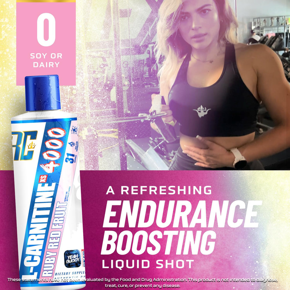 Ronnie Coleman L-Carnitine XS 4000 Liquid label close-up for details