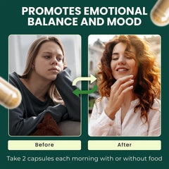 MoodLift daily use setup demonstrates simple capsule-based wellness habit.