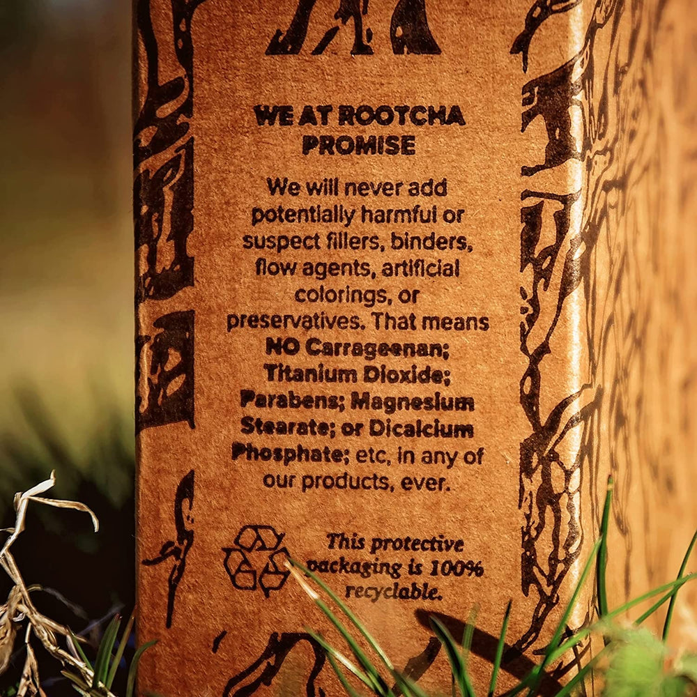 Rootcha athlete recovery scene suggests post-workout mineral support.