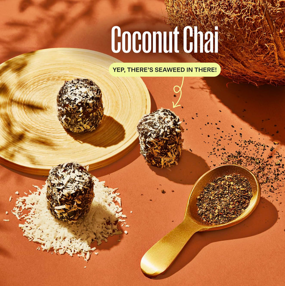 Rootless Seaweed Daily Bites Coconut Chai ingredients seaweed blend for essential minerals