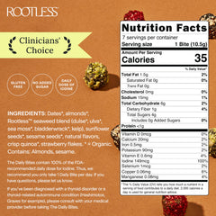 Rootless Seaweed Daily Bites serving bowl highlights a convenient daily portion.