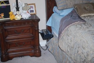 Roscoe Medical CPAP Holder compact design fits small spaces neatly.