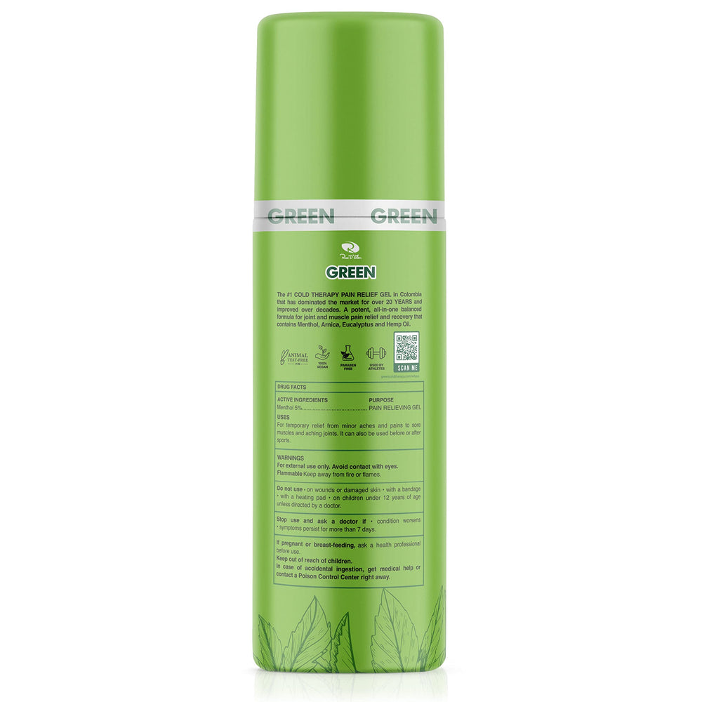 ROSS D'ELEN Green Menthol Roll-On with hemp oil enhances daily body care.