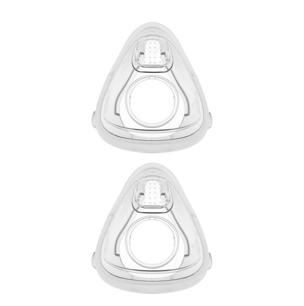 Roya Health Simplus FF cushion front view for all-night CPAP comfort.