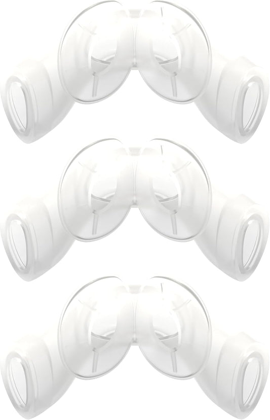 Roya Medical Dream Wear nasal pillow medium close-up showcases soft silicone for comfortable sleep.