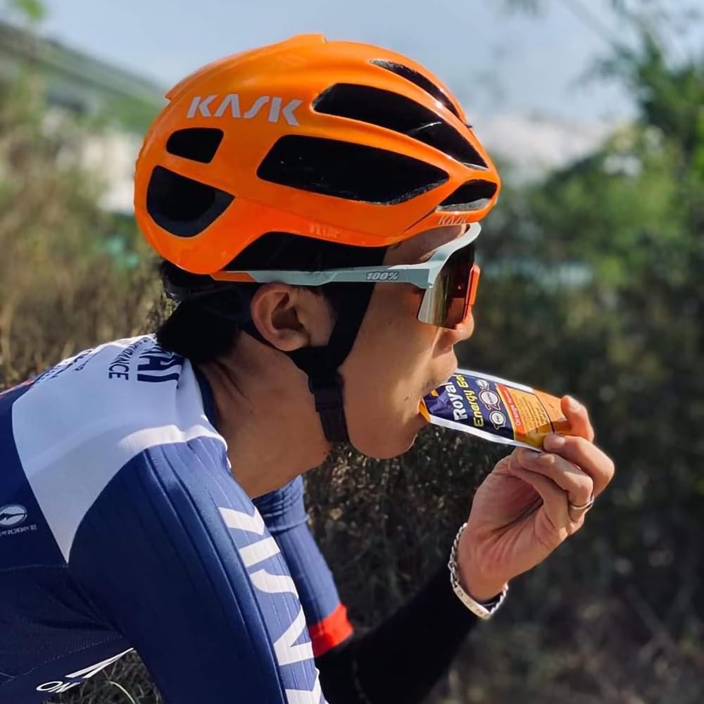 Royal-D Energy Gels on-the-go pack clipped to gear for convenient fueling