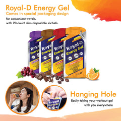 Royal-D Energy Gels after workout supporting recovery and replenishment