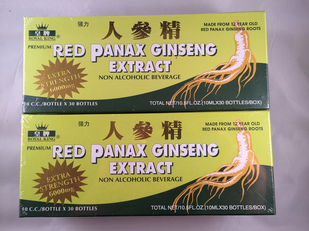 Royal King red Panax ginseng 60 vials of 10ml offer convenient, on-the-go wellness.