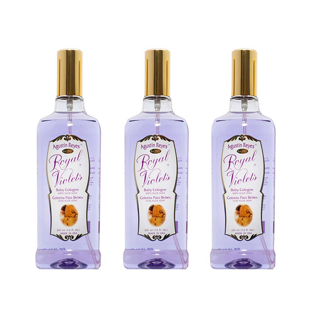 Royal Violets Baby Cologne bottle with a clean, mild scent for children.