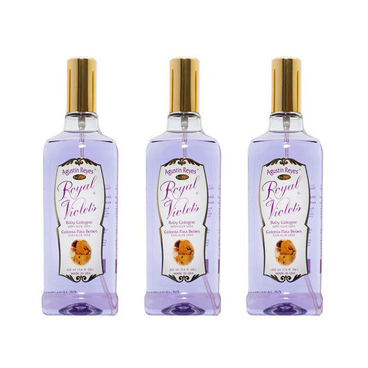 Royal Violets Baby Cologne bottle with a clean, mild scent for children.