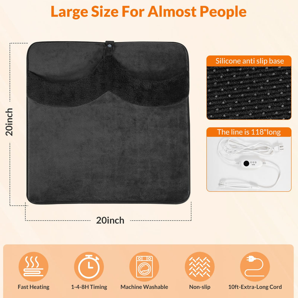 ROZEEYUU anti-slip bottom keeps the warmer steady during use