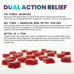 Rrhoid Rage mixed berry gummies close-up showing natural flavor.