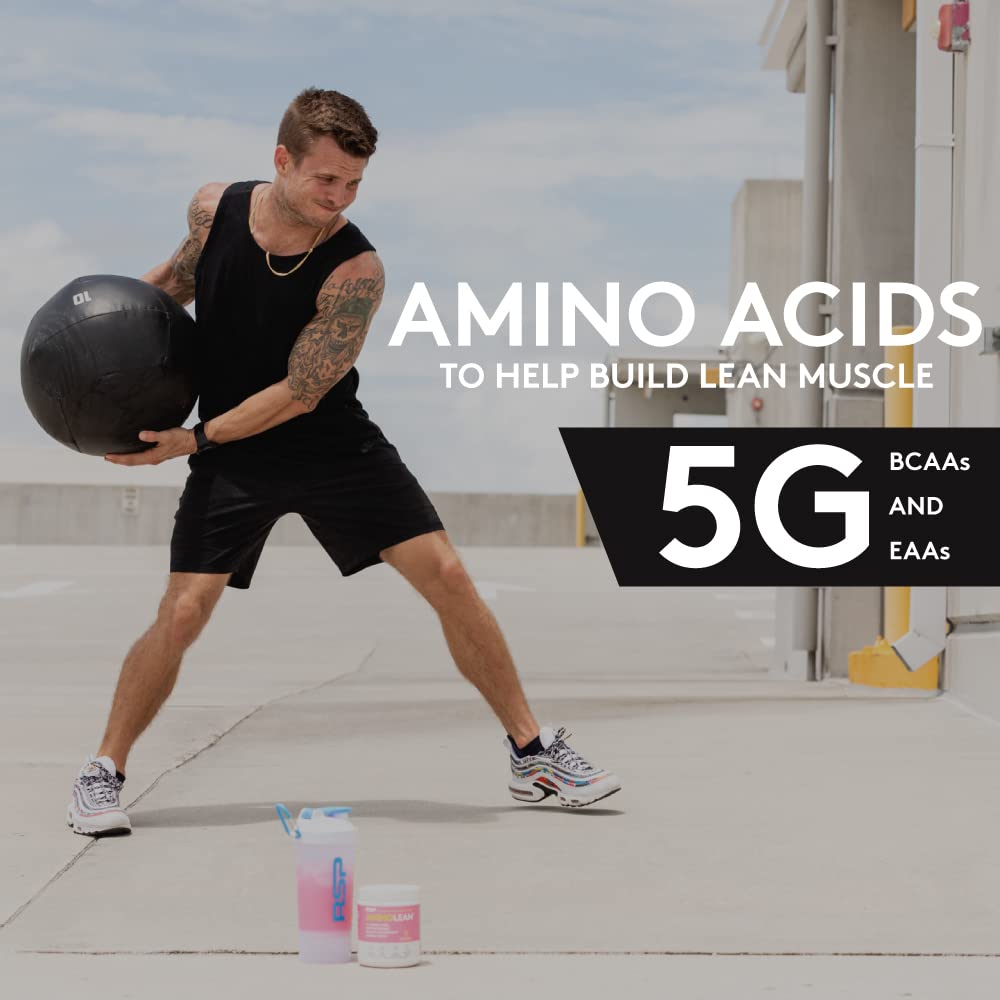 Athlete using AminoLean for sustained focus during training