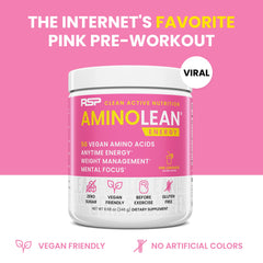 RSP NUTRITION AminoLean vegan BCAAs support during workouts