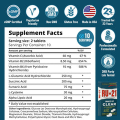 RU-21 trusted for 23 years badge on carton, reinforcing reliability.