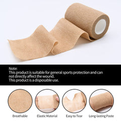 Close-up of RUBY.Q non-woven fabric bandage wrap texture