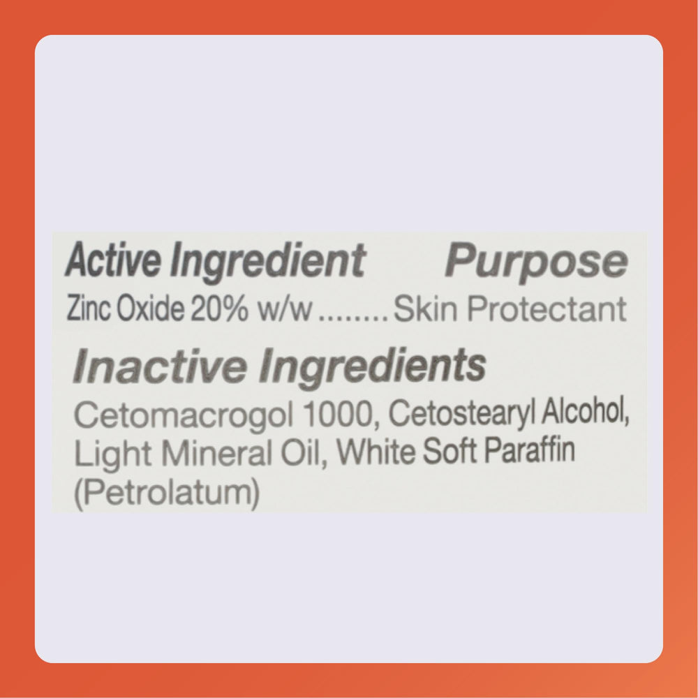 Packaging view of Rugby zinc oxide ointment four-pack for easy storage.