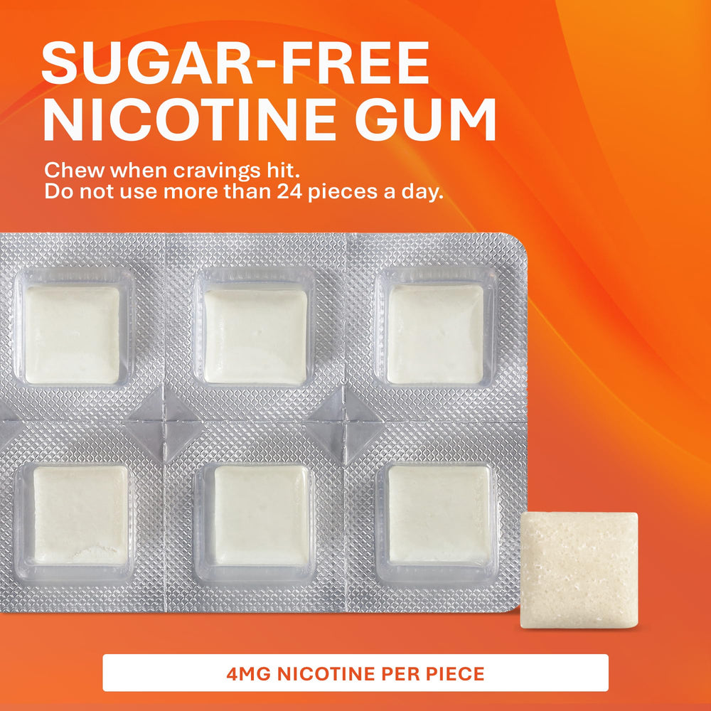Rugby Polacrilex 4mg mint gum 100-count box offers long-term supply.