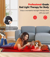 RUISQM timer and brightness controls for tailored sessions at home.