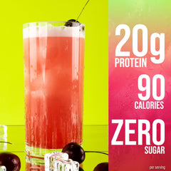 Rule 1 Clear Whey Isolate label closeup emphasizes zero sugar and gluten-free formula.