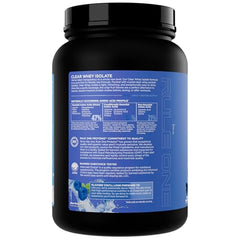 Rule 1 Clear Whey Isolate shaker bottle prepared for a light, crisp shake.