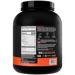 Rule 1 R1 Whey Isolate scoop dispensing into shaker