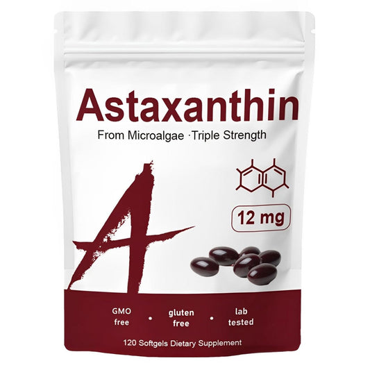 Rulinal Belano Astaxanthin bottle front highlighting antioxidant support