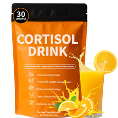 Rulinal Cortisol Drink Powder tub front showing daily stress support