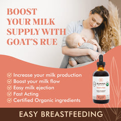 Rumina Naturals Goats Rue label: trusted organic formula for milk production