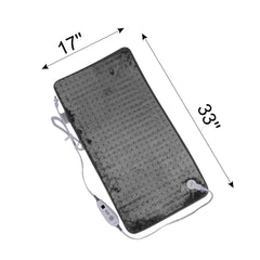 RUQIJI heating pad showing removable controller for easy adjustments.