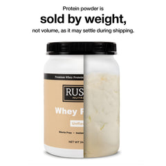 Rustic Nutrition Premium Whey Protein used in pancakes showing culinary versatility