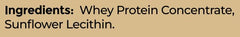 Rustic Nutrition Premium Whey Protein USA-sourced production label emphasis