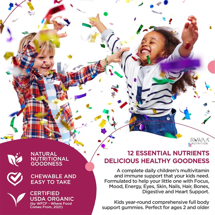 RUWAA NUTRITION Yummy Vites gummies display kid-friendly multivitamin chews