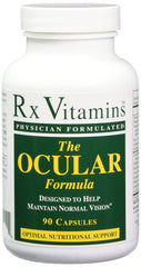 Rx Vitamins Ocular Formula bottle front view for daily eye protection and comfort