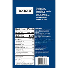 RXBAR Blueberry packaging detail on the box