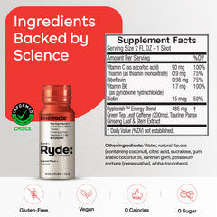 RYDE Energize shot eight-pack highlights convenient energy on the go