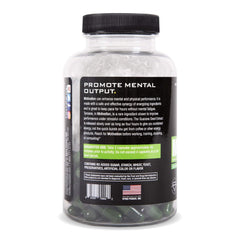 Ryno Power Motivation capsules close-up highlights veggie capsules and natural energy.