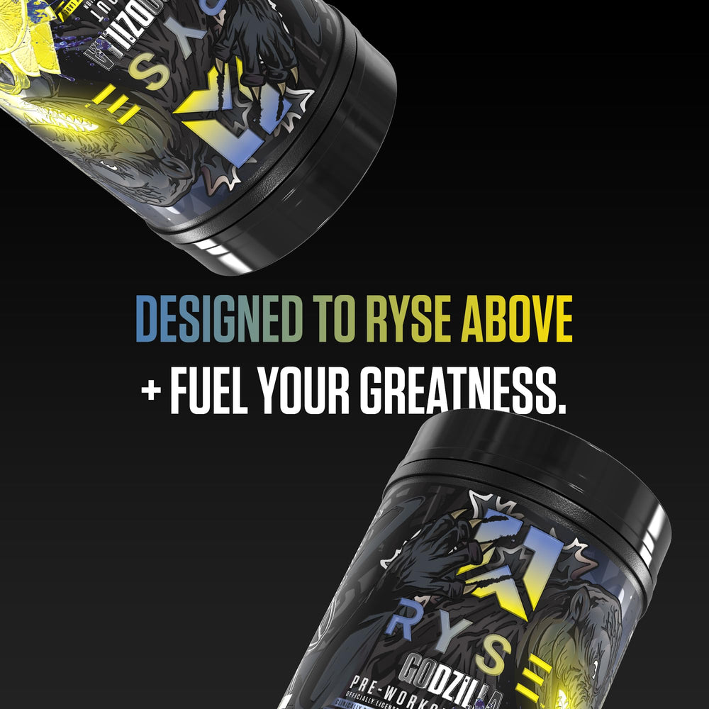 RYSE Godzilla Electric Lemonade nutrition facts highlights salt and mineral blend.