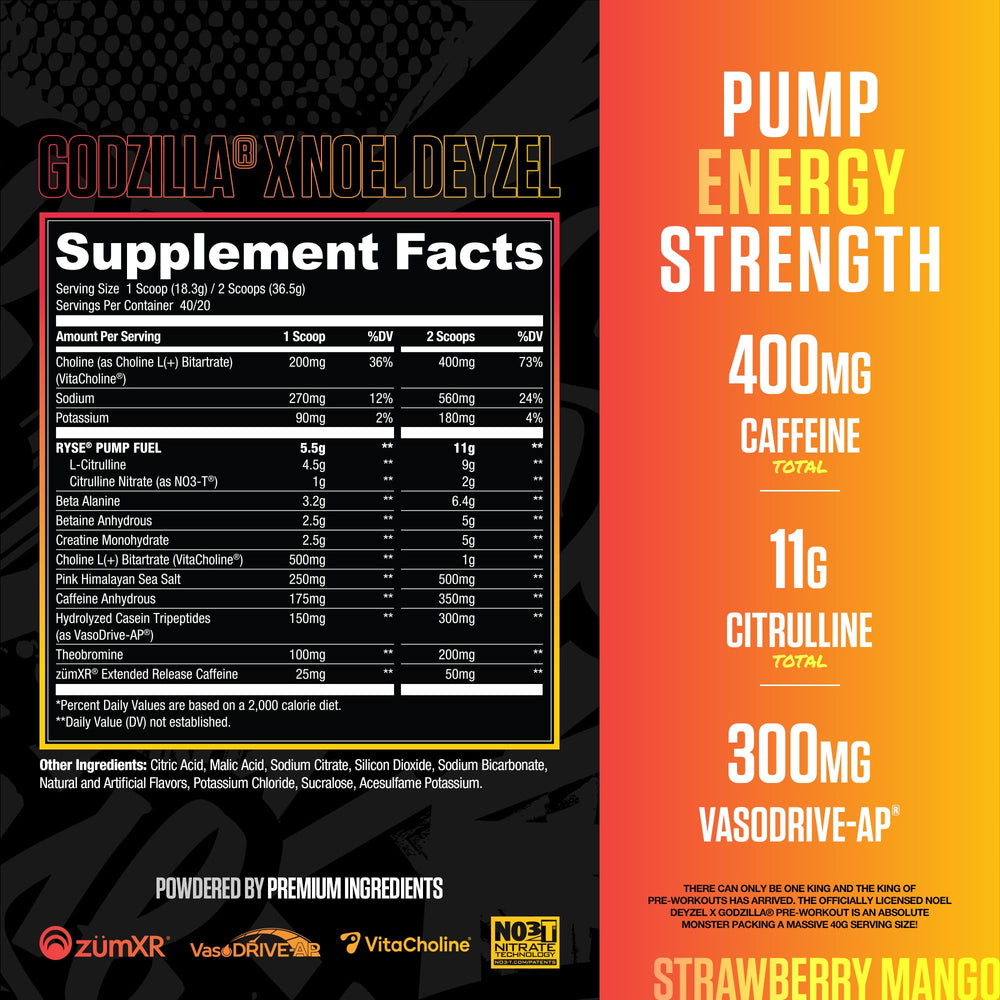 Label close-up emphasizing key ingredients for clear planned workouts