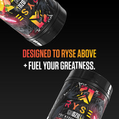 Strawberry mango powder image hints at refreshing workout flavor