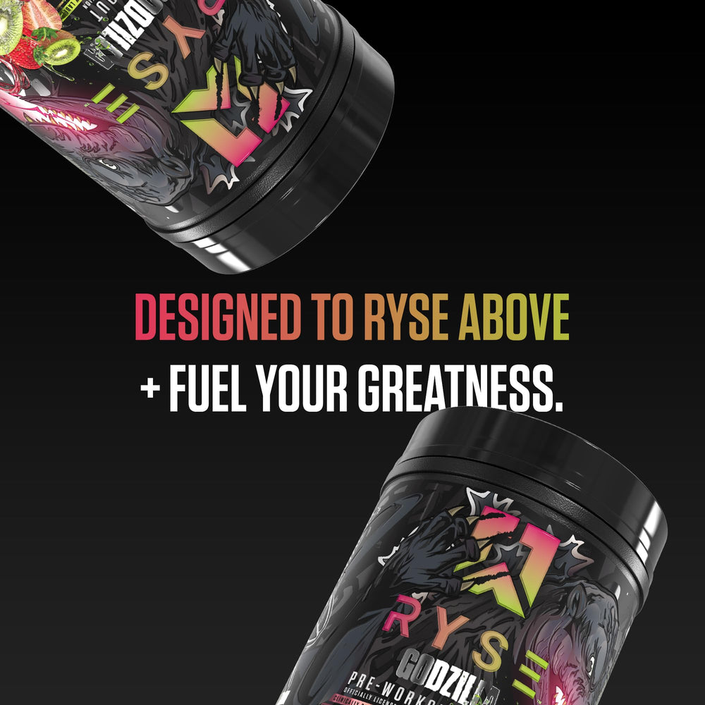 RYSE Godzilla pre-workout pump visualization for vascular readiness