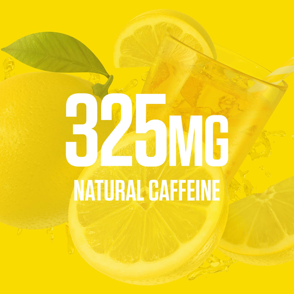 Close-up of RYSE Loaded powder highlighting caffeine for smooth energy.