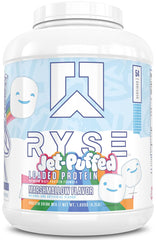 RYSE Loaded Protein Powder marshmallow flavor tub for delicious taste and muscle support.