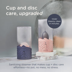 Saalt steamer with one-button operation for quick sanitizing