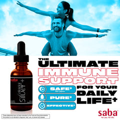Saba Colloidal Silver allergen-free label for peace of mind