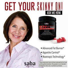Saba Skinny 5000 outer packaging shows premium design.