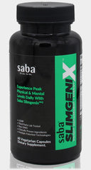 Saba SlimGenix bottle front view for energy and focus support.